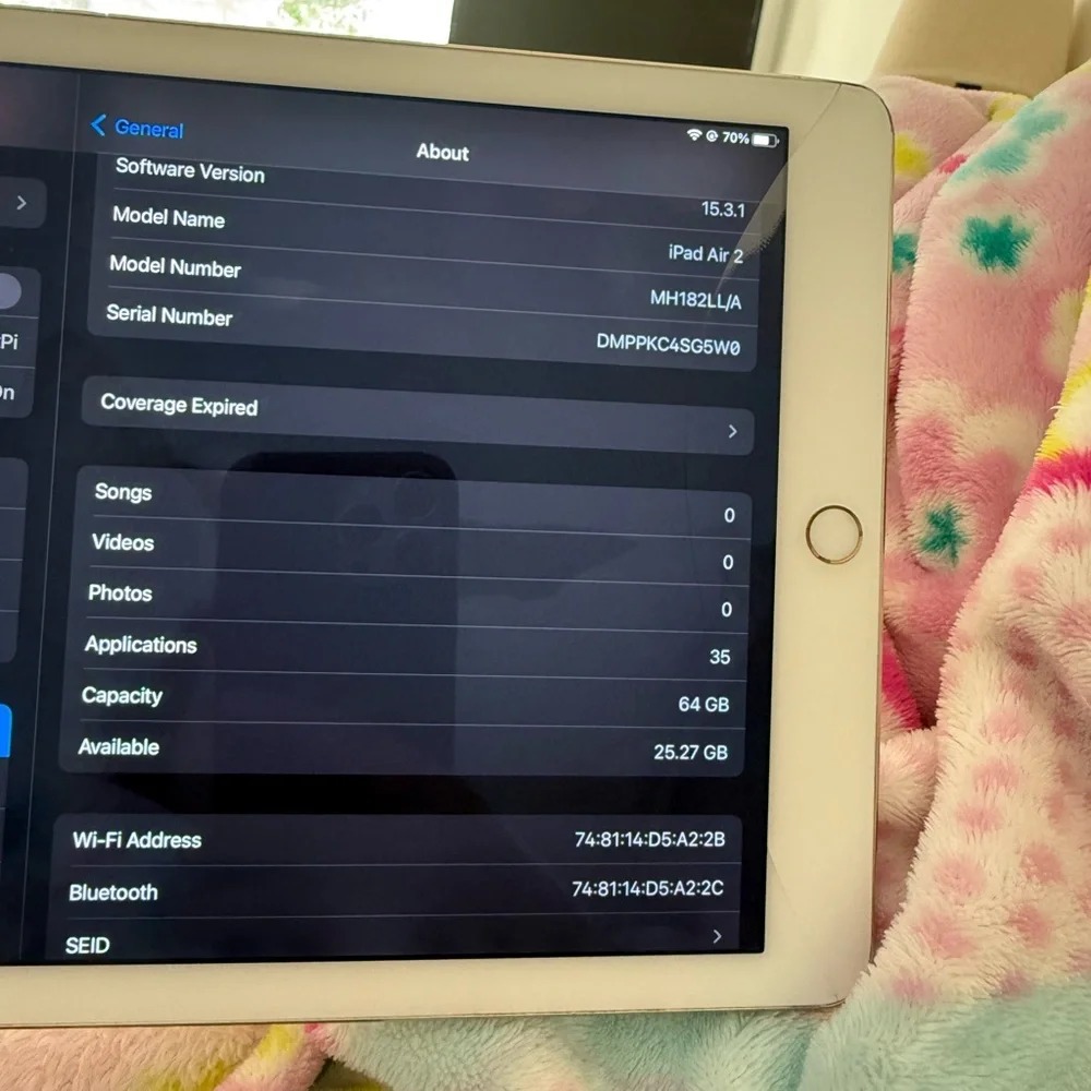 Apple iPad Air 2 - Gold